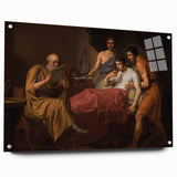 Neoclassical Alexander Sickbed Print - Greek Historical Art by Eckersberg