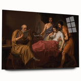 Neoclassical Alexander Sickbed Print - Greek Historical Art by Eckersberg