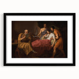 Neoclassical Alexander Sickbed Print - Greek Historical Art by Eckersberg