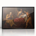 Neoclassical Alexander Sickbed Print - Greek Historical Art by Eckersberg