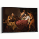 Neoclassical Alexander Sickbed Print - Greek Historical Art by Eckersberg