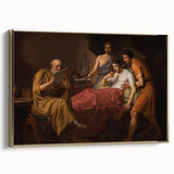Neoclassical Alexander Sickbed Print - Greek Historical Art by Eckersberg