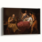 Neoclassical Alexander Sickbed Print - Greek Historical Art by Eckersberg