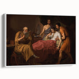 Neoclassical Alexander Sickbed Print - Greek Historical Art by Eckersberg