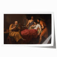 Neoclassical Alexander Sickbed Print - Greek Historical Art by Eckersberg
