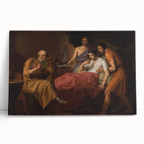 Neoclassical Alexander Sickbed Print - Greek Historical Art by Eckersberg