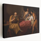 Neoclassical Alexander Sickbed Print - Greek Historical Art by Eckersberg