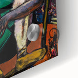 Expressionist Acrobat Art - Abstract Modern Expressionism Wall Decor