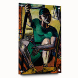 Expressionist Acrobat Art - Abstract Modern Expressionism Wall Decor