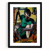 Expressionist Acrobat Art - Abstract Modern Expressionism Wall Decor