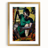 Expressionist Acrobat Art - Abstract Modern Expressionism Wall Decor