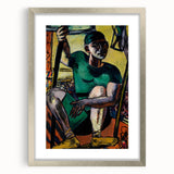 Expressionist Acrobat Art - Abstract Modern Expressionism Wall Decor