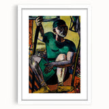 Expressionist Acrobat Art - Abstract Modern Expressionism Wall Decor