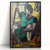 Expressionist Acrobat Art - Abstract Modern Expressionism Wall Decor