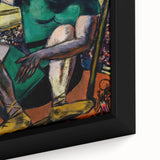 Expressionist Acrobat Art - Abstract Modern Expressionism Wall Decor