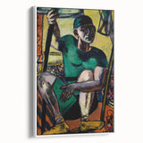Expressionist Acrobat Art - Abstract Modern Expressionism Wall Decor