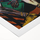 Expressionist Acrobat Art - Abstract Modern Expressionism Wall Decor