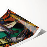 Expressionist Acrobat Art - Abstract Modern Expressionism Wall Decor