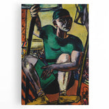 Expressionist Acrobat Art - Abstract Modern Expressionism Wall Decor