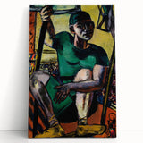 Expressionist Acrobat Art - Abstract Modern Expressionism Wall Decor