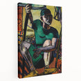 Expressionist Acrobat Art - Abstract Modern Expressionism Wall Decor