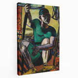 Expressionist Acrobat Art - Abstract Modern Expressionism Wall Decor