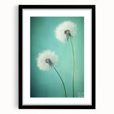 Elegant black-framed floral and botanical art piece featuring intricate designs and vibrant colors, perfect for enhancing home decor and adding a touch of nature.
