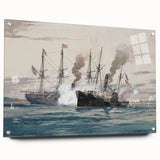 Historic Naval Battle - Independence Day Wall Art