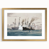 Historic Naval Battle - Independence Day Wall Art