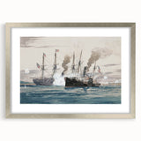 Historic Naval Battle - Independence Day Wall Art