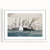 Historic Naval Battle - Independence Day Wall Art