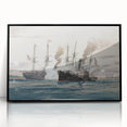 Historic Naval Battle - Independence Day Wall Art