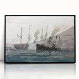 Historic Naval Battle - Independence Day Wall Art
