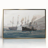 Historic Naval Battle - Independence Day Wall Art