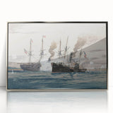 Historic Naval Battle - Independence Day Wall Art