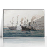 Historic Naval Battle - Independence Day Wall Art