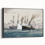 Historic Naval Battle - Independence Day Wall Art