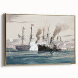 Historic Naval Battle - Independence Day Wall Art