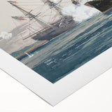 Historic Naval Battle - Independence Day Wall Art