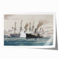 Historic Naval Battle - Independence Day Wall Art