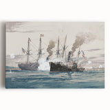 Historic Naval Battle - Independence Day Wall Art
