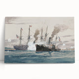 Historic Naval Battle - Independence Day Wall Art