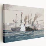 Historic Naval Battle - Independence Day Wall Art