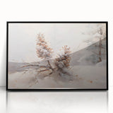 Snowy Pinecones Christmas Wall Art – Winter Holiday Decor