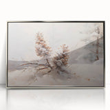 Snowy Pinecones Christmas Wall Art – Winter Holiday Decor