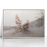 Snowy Pinecones Christmas Wall Art – Winter Holiday Decor