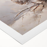 Snowy Pinecones Christmas Wall Art – Winter Holiday Decor