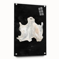 Watercolor Ghost Halloween Wall Art - Spooky Halloween Decoration