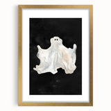 Watercolor Ghost Halloween Wall Art - Spooky Halloween Decoration