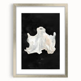 Watercolor Ghost Halloween Wall Art - Spooky Halloween Decoration